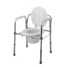 Folding Basic Commode Chair with bucket